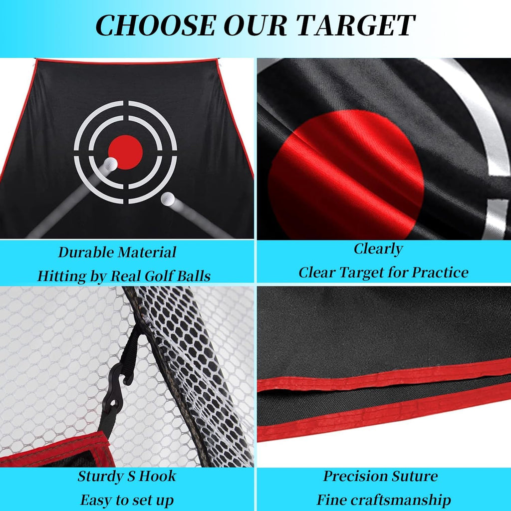 Golf Driving Net Target - Backyard Golf Net Target,Golf Practice Net Target, Golf Hitting Net Target, Golf Driving Range Target