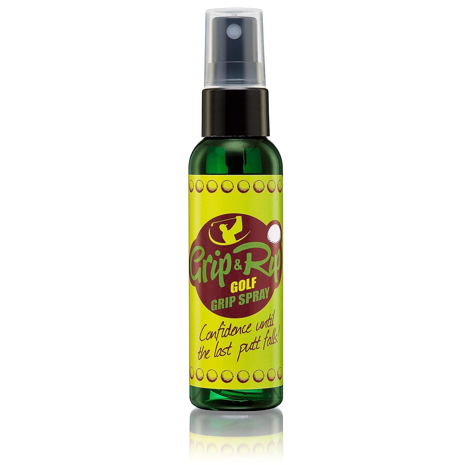 Grip & Rip Golf Grip Spray | Combat Sweat on Your Golf Grips | Firm Golf Grip with or without Golf Gloves | Ultimate Golf Grip Trainer | Golf Training Aid | Extra Golf Grip on Golf Rain Gloves 2 Oz