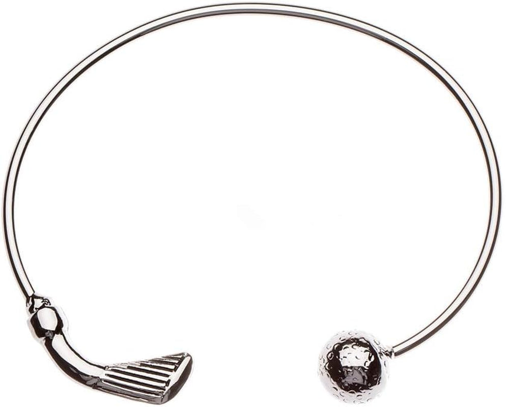 Golf Bracelet, Golf Jewelry- Golf Cuff Bangle Bracelet for Female Golf Players